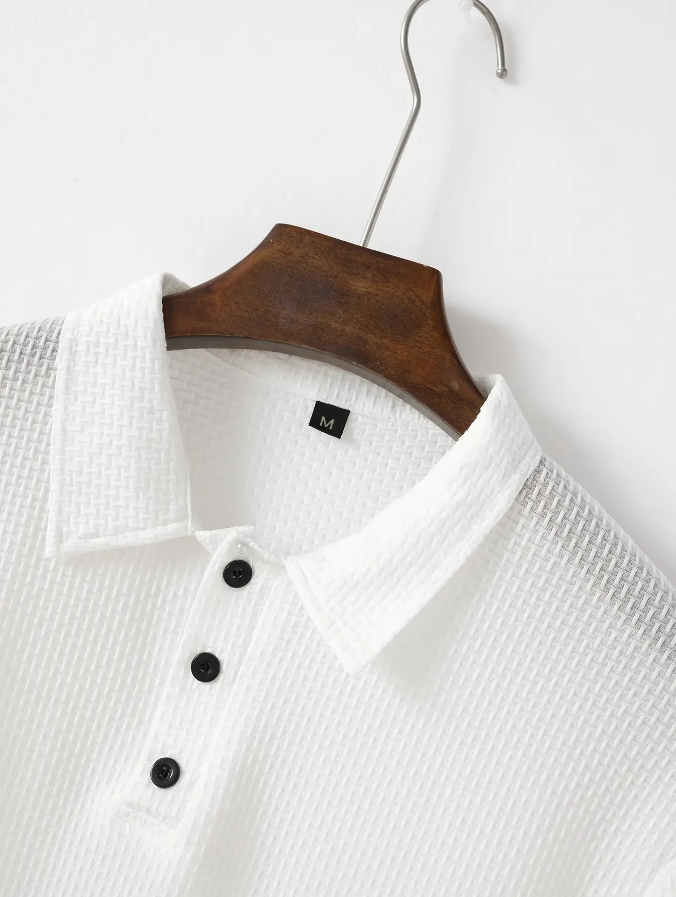 Men's Blue Ice Silk Polo T-Shirt Summer Collar — feature 16