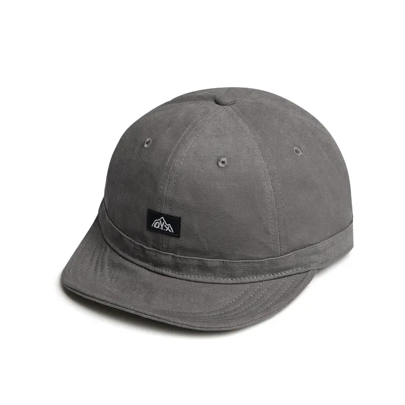 Japanese Retro Brown Peaked Cap for Men
