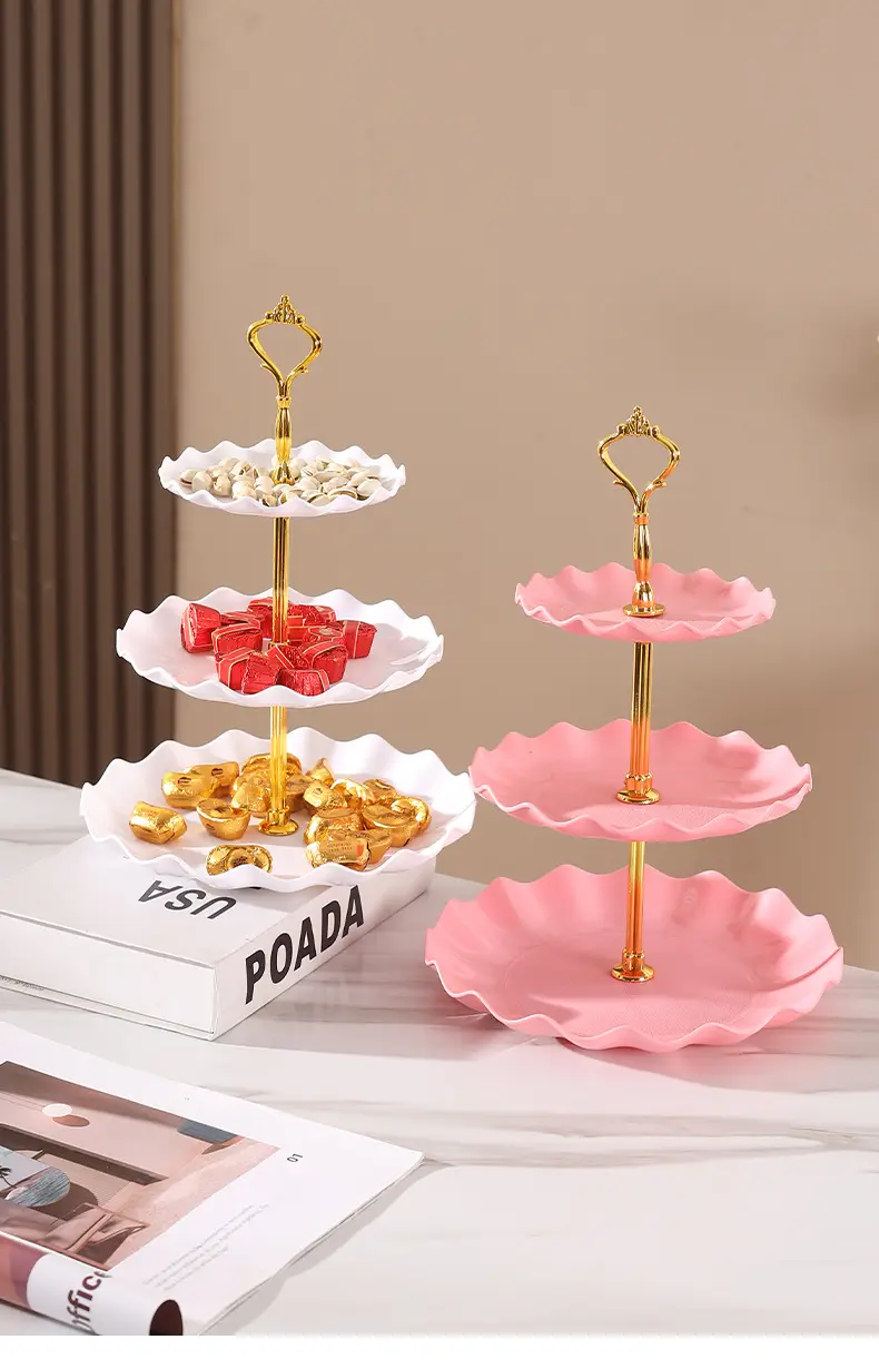 Three-Layer Gold Leaf Fruit Plate for Home & Hotel — feature 17