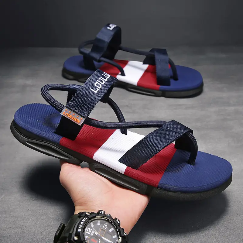 Men's Black LED LED Sandals 2025 Summer - Image 5