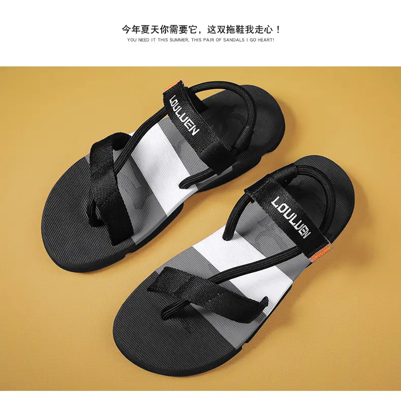 Men's Black LED LED Sandals 2025 Summer — feature 10