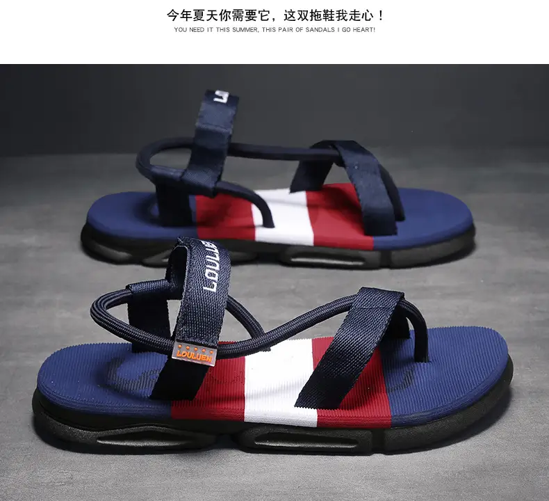 Men's Black LED LED Sandals 2025 Summer — feature 13