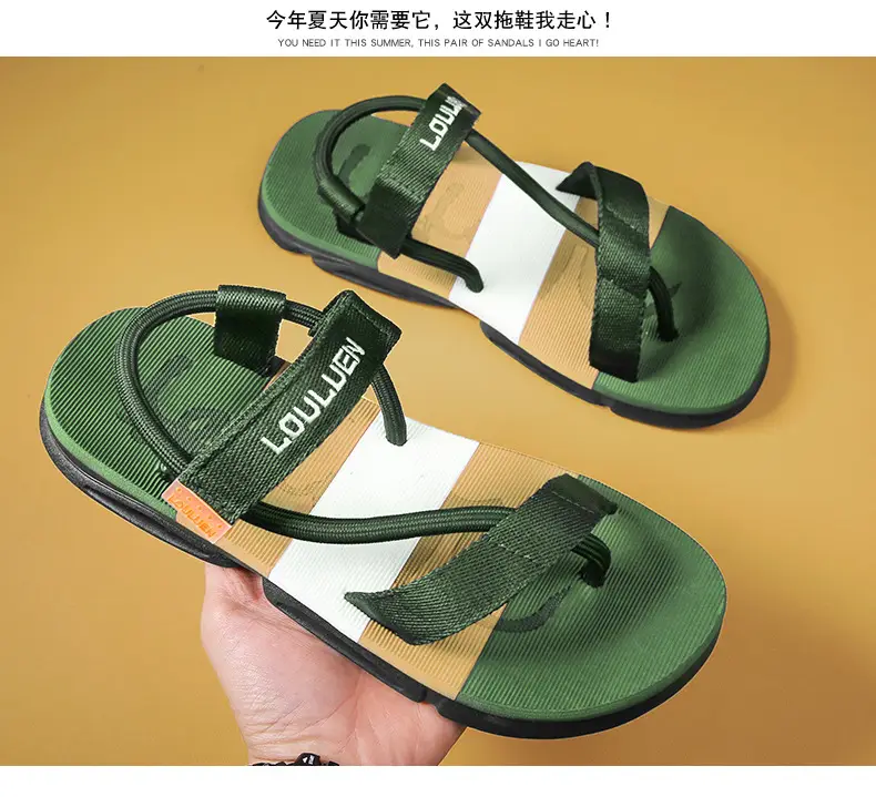 Men's Black LED LED Sandals 2025 Summer — feature 15