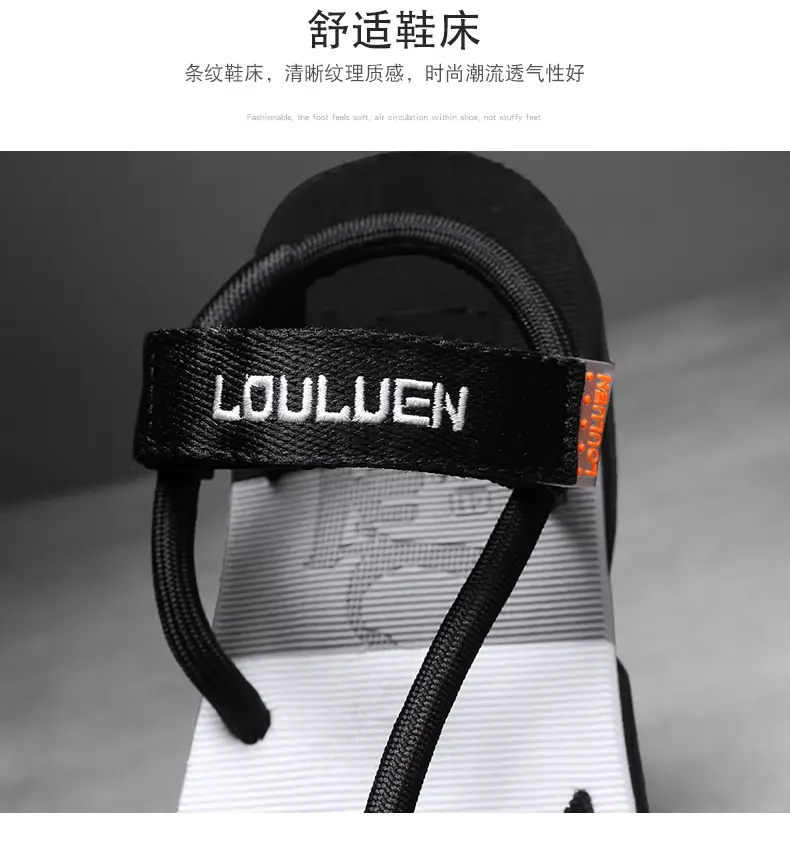 Men's Black LED LED Sandals 2025 Summer — feature 6