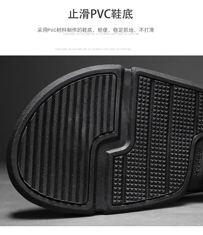 Men's Black LED LED Sandals 2025 Summer — feature 8