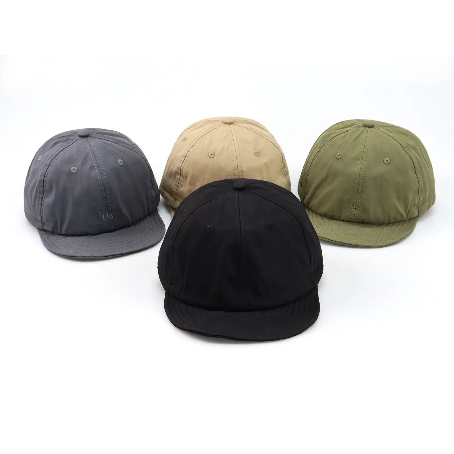 Japanese Style Drawstring Cap Black Wash Men Women