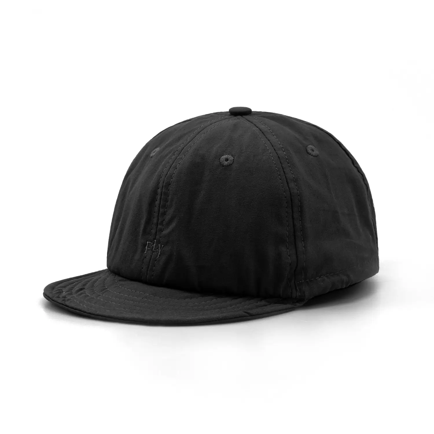 Japanese Style Drawstring Cap Black Wash Men Women