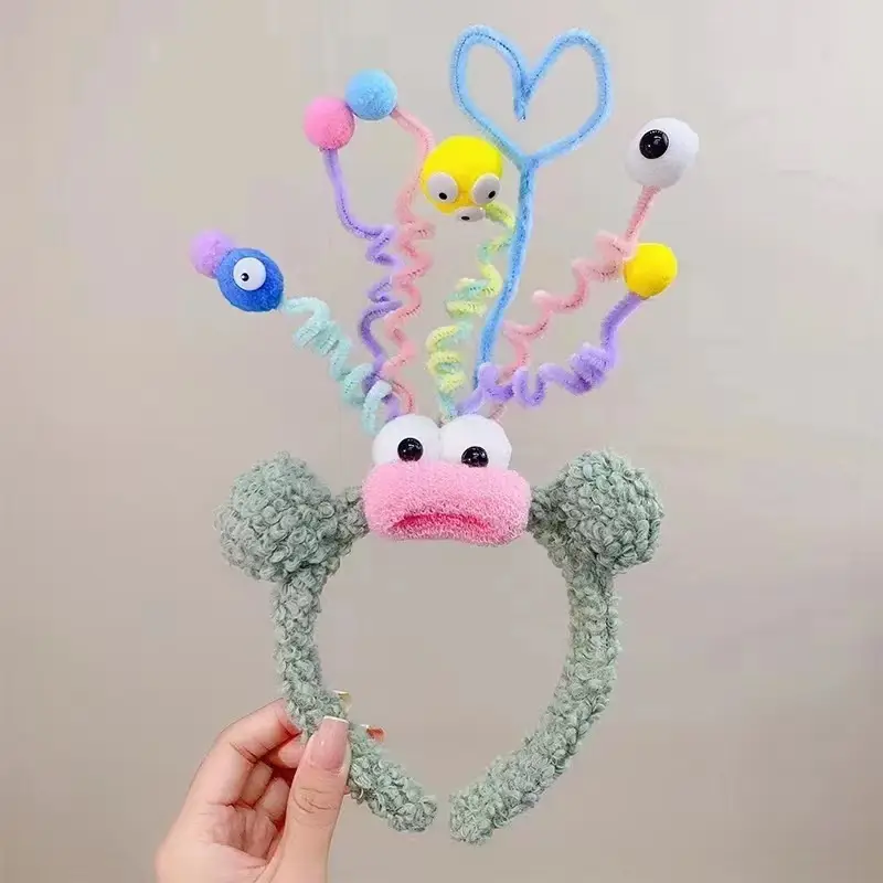 Plush Monster Headband with Big Mouth Design - Image 19