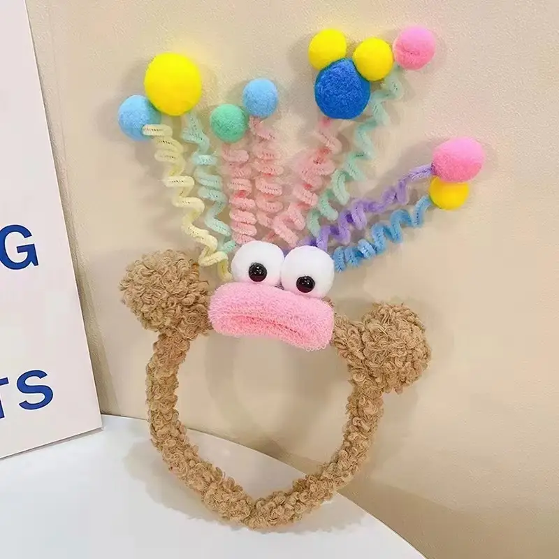Plush Monster Headband with Big Mouth Design - Image 21