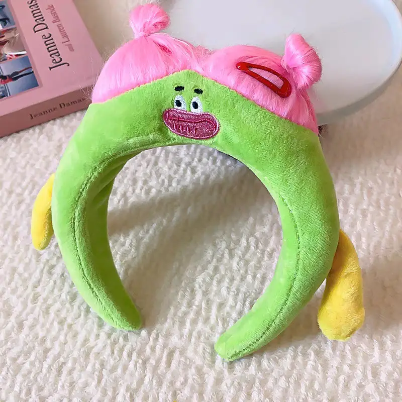 Plush Monster Headband with Big Mouth Design - Image 6