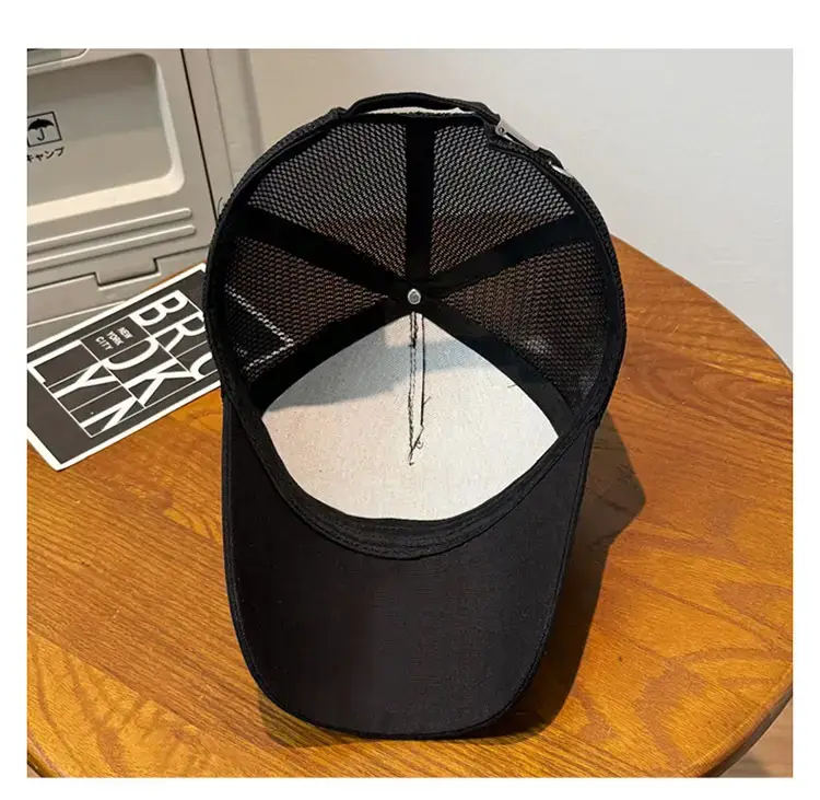 Women's White Embroidered Baseball Cap Summer — feature 10