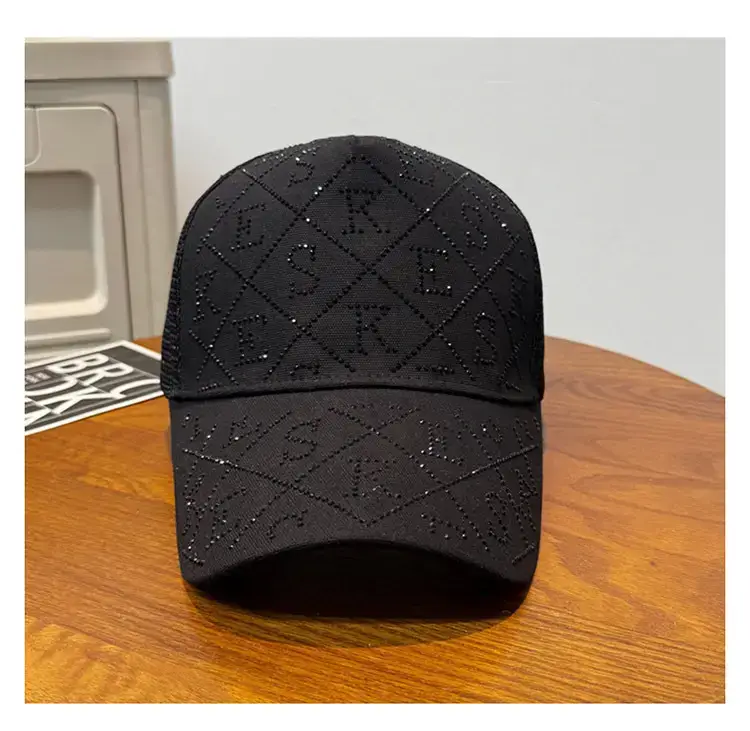 Women's White Embroidered Baseball Cap Summer — feature 6