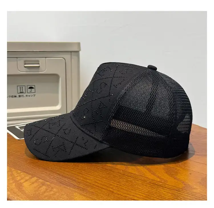 Women's White Embroidered Baseball Cap Summer — feature 7