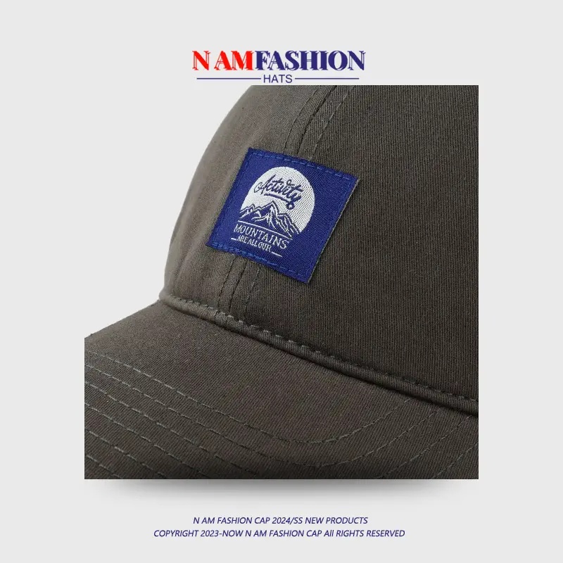 Men Women White Letter Cloth Peaked Cap Spring Summer Korean Style — feature 11