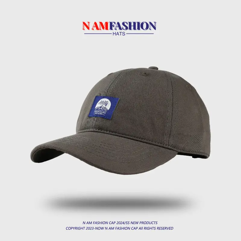 Men Women White Letter Cloth Peaked Cap Spring Summer Korean Style — feature 2