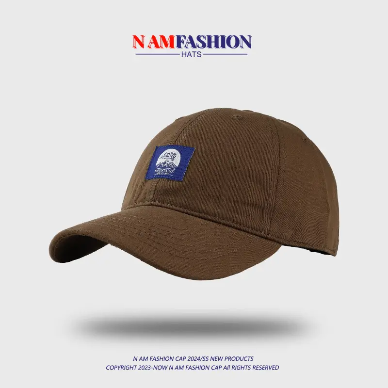 Men Women White Letter Cloth Peaked Cap Spring Summer Korean Style — feature 4