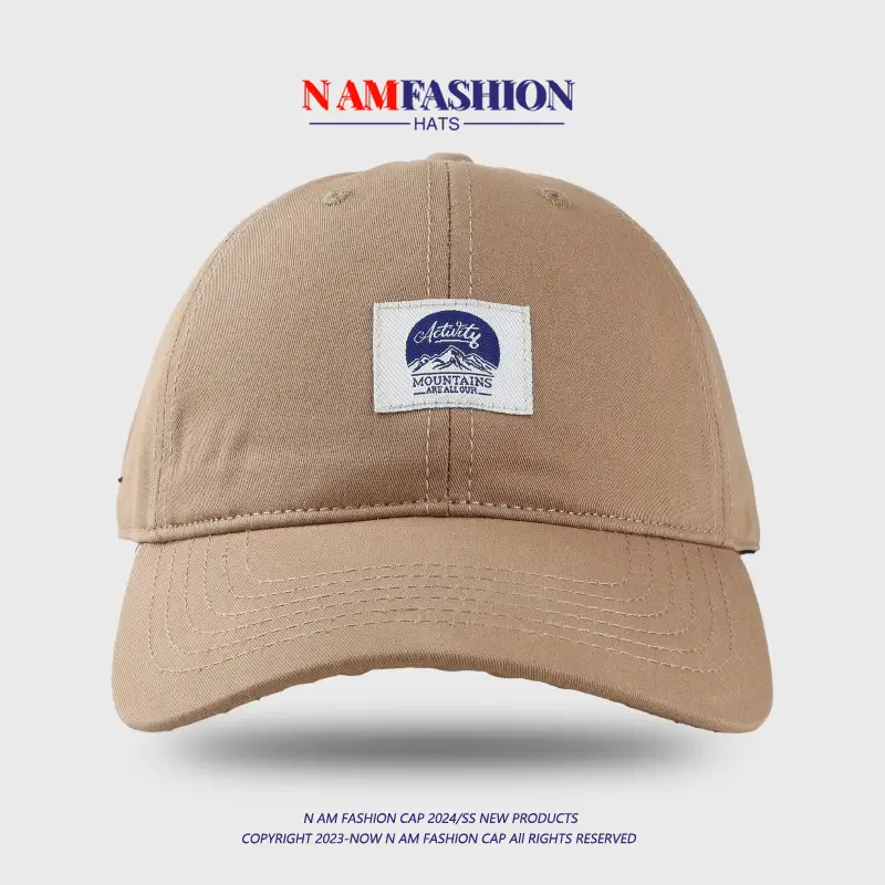 Men Women White Letter Cloth Peaked Cap Spring Summer Korean Style — feature 7