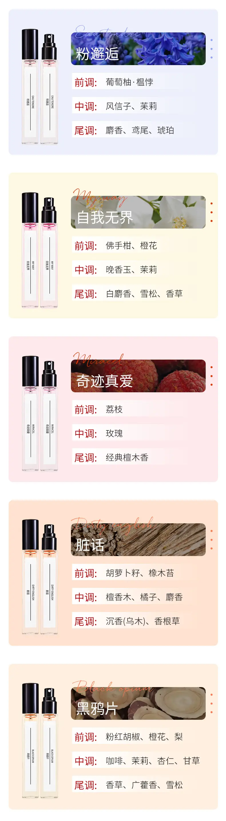 Dawn Beauty Perfume Samples 10ml Shake Fast Live Explosion Test Pack — feature 8