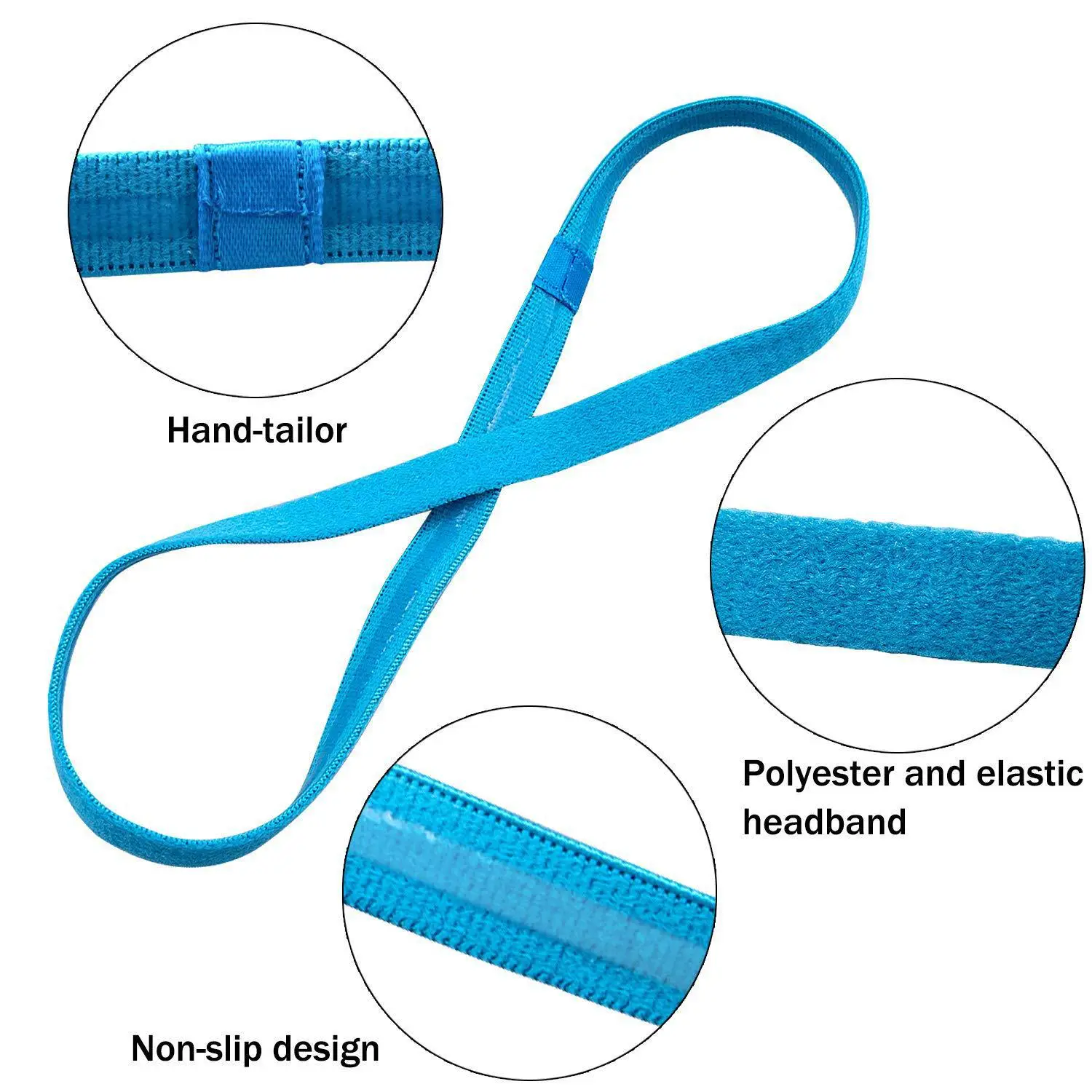 Sweat-Guiding Non-Slip Hair Band for Men Women - Image 4