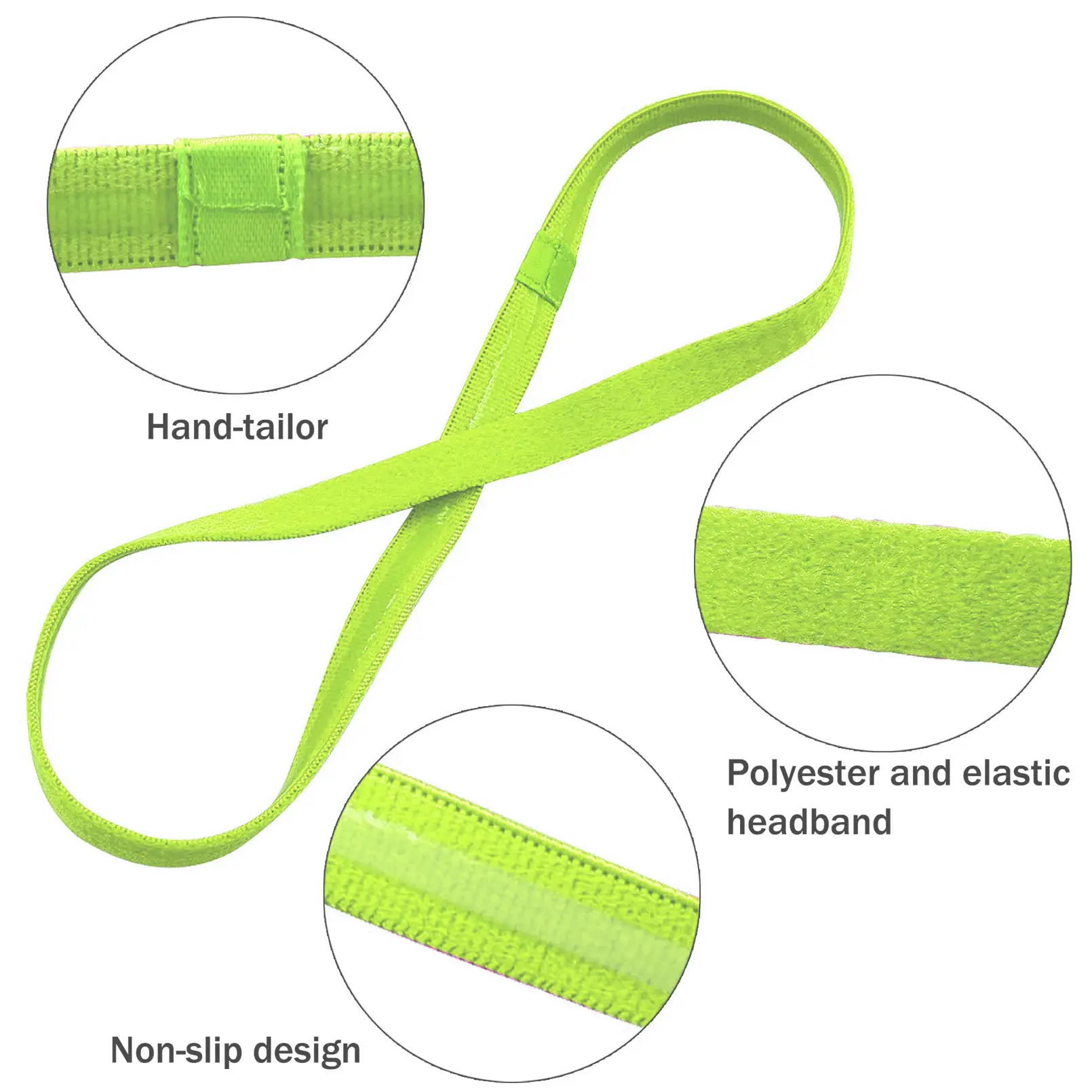 Sweat-Guiding Non-Slip Hair Band for Men Women - Image 6