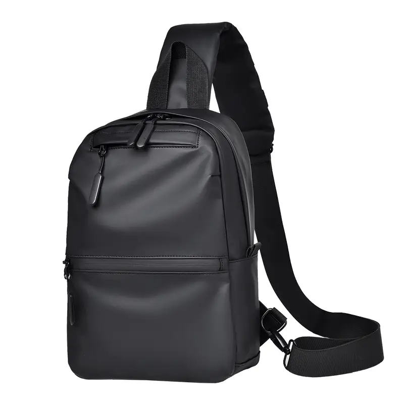 Men's Waterproof Shoulder Bag Black Casual Travel - Image 7