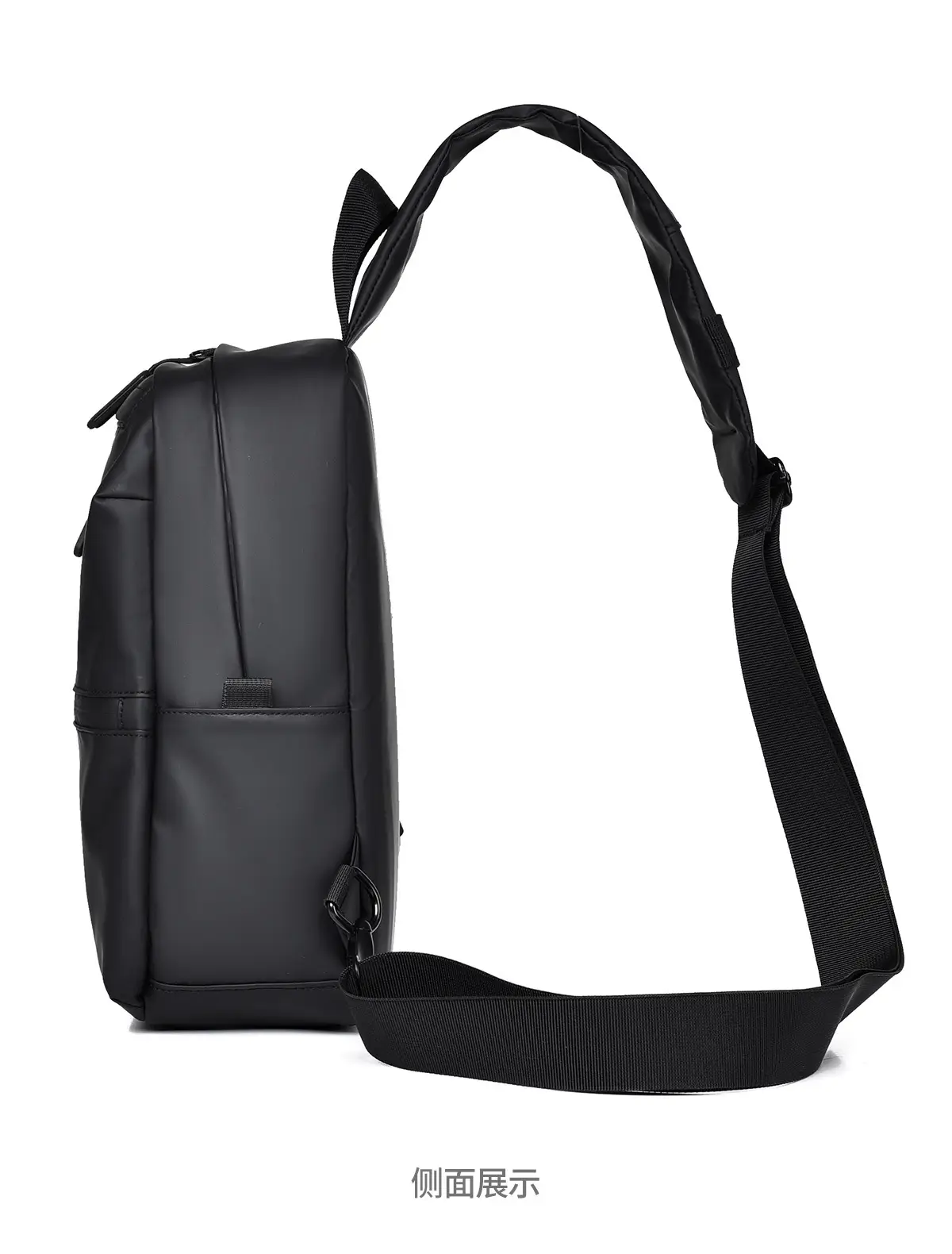 Men's Waterproof Shoulder Bag Black Casual Travel — feature 27
