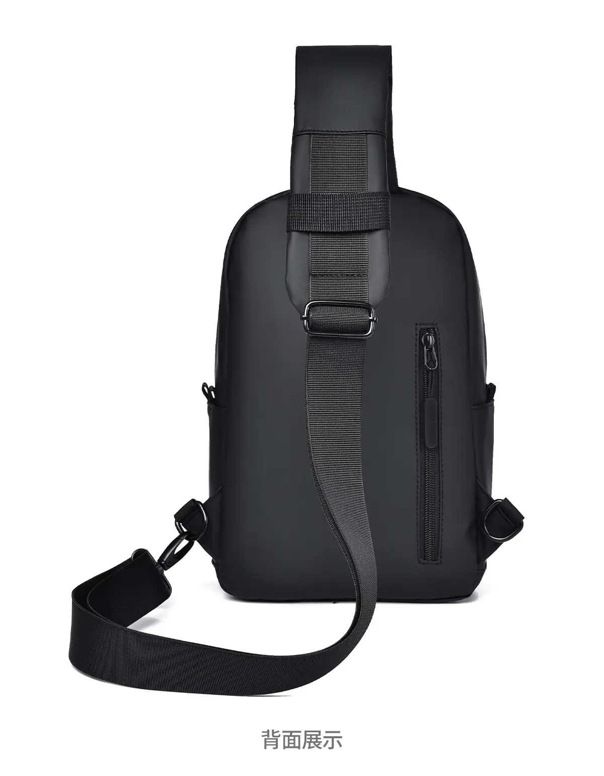 Men's Waterproof Shoulder Bag Black Casual Travel — feature 28