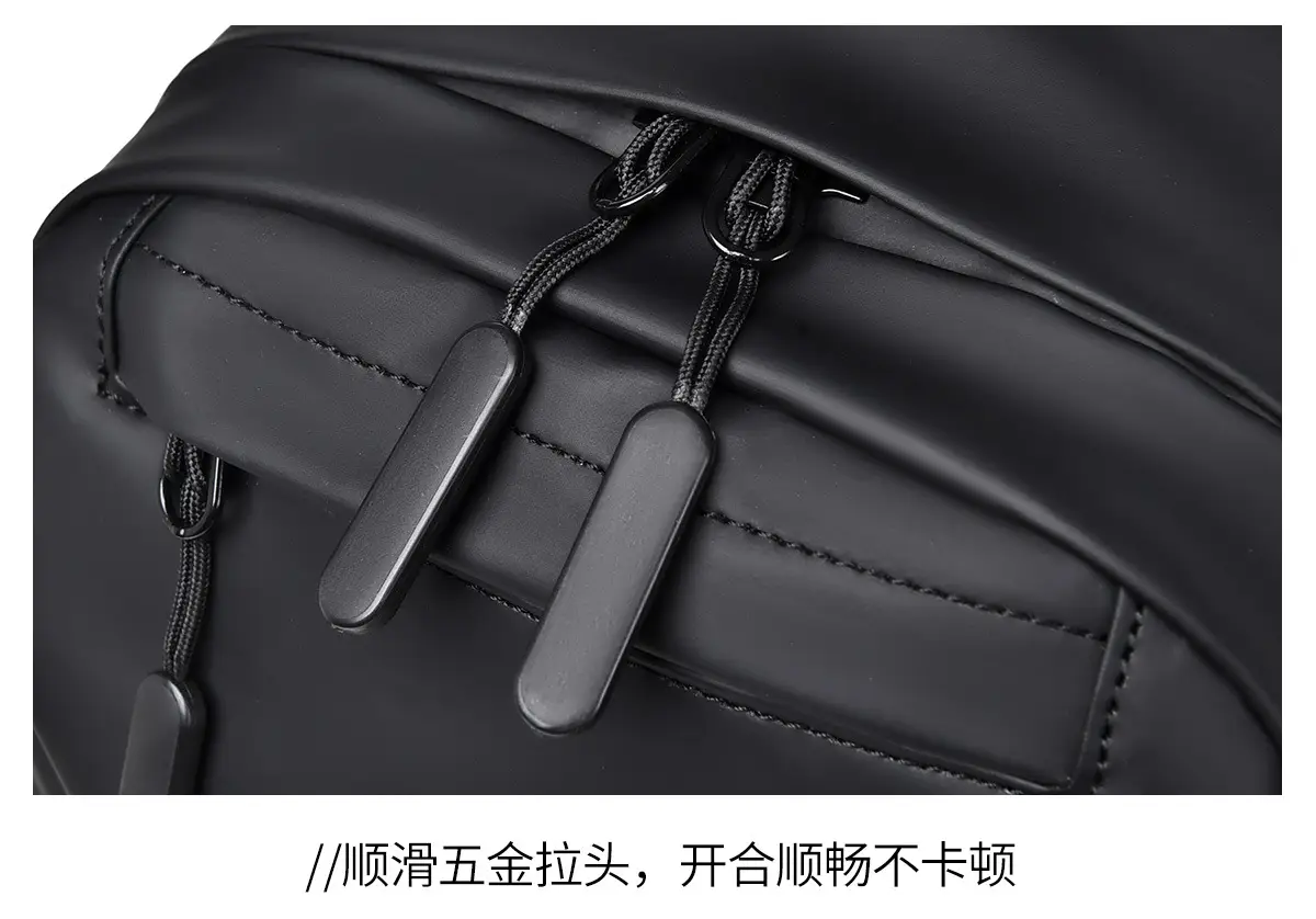Men's Waterproof Shoulder Bag Black Casual Travel — feature 33