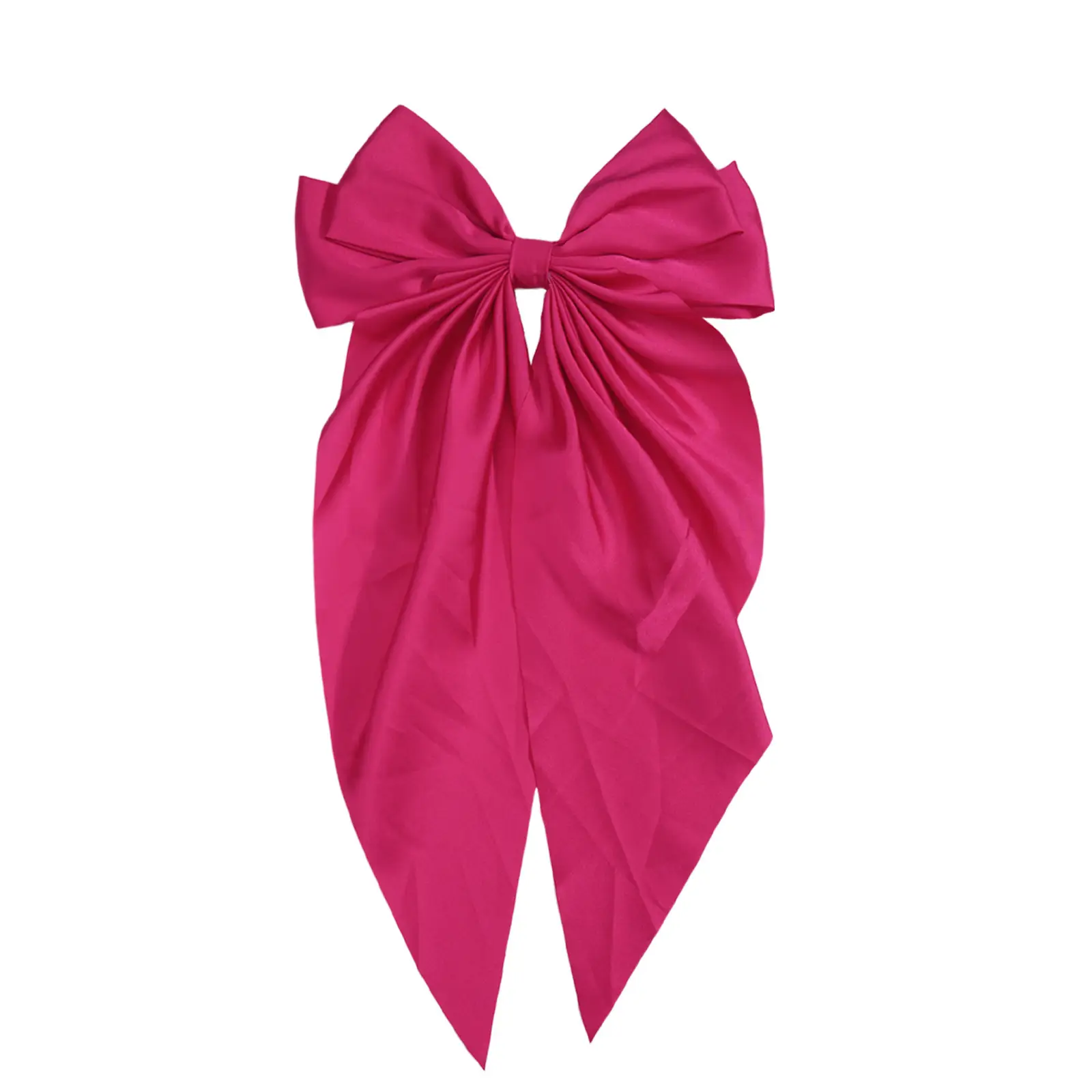 Cross-Border Large Bow Hairpin for Women Satin - Image 6