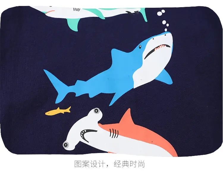 2025 Kids T-Shirt Navy Blue Dolphin Print — feature 17