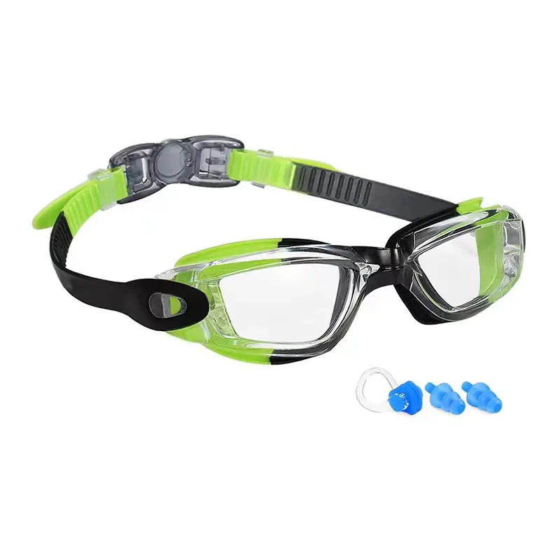 2026 New Cross-Border Hot-Selling Children's High-Definition Waterproof Anti-Fog Color-Coated Professional Swimming Goggles and Protective Goggles Manufacturer Wholesale