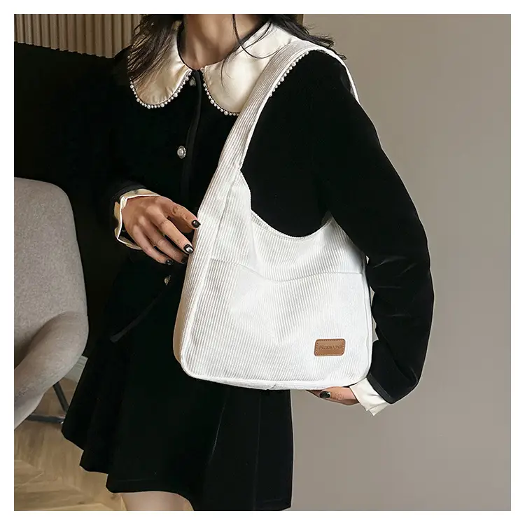 Black Canvas Shoulder Bag for Women 2024 — feature 17