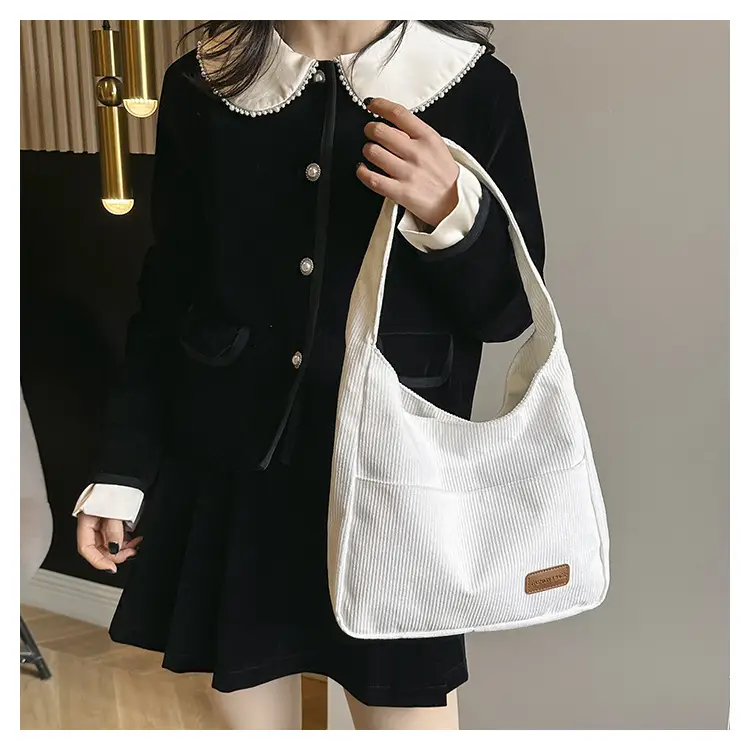 Black Canvas Shoulder Bag for Women 2024 — feature 18
