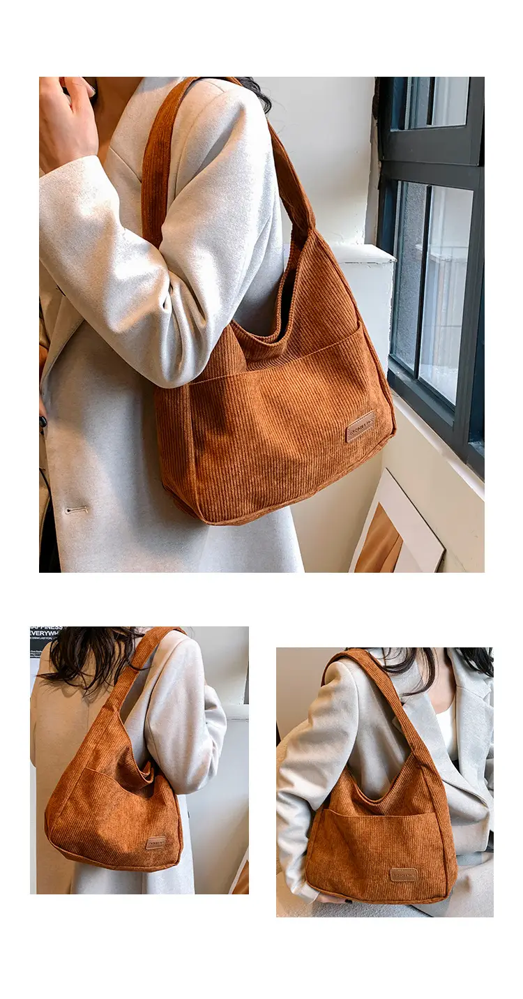 Black Canvas Shoulder Bag for Women 2024 — feature 25