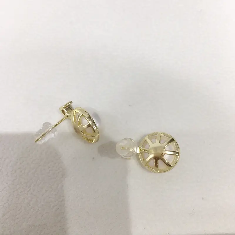 Princess Pearl Earrings Gold Plated Women's Fashion Jewelry — feature 5