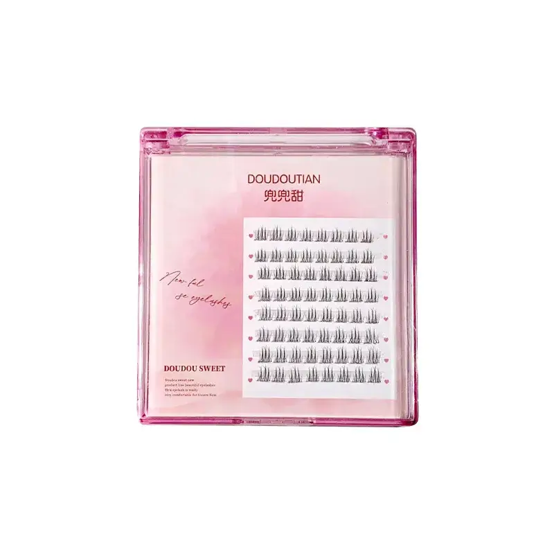 Glue-Free Rabbit-Tied False Eyelashes for Natural Look