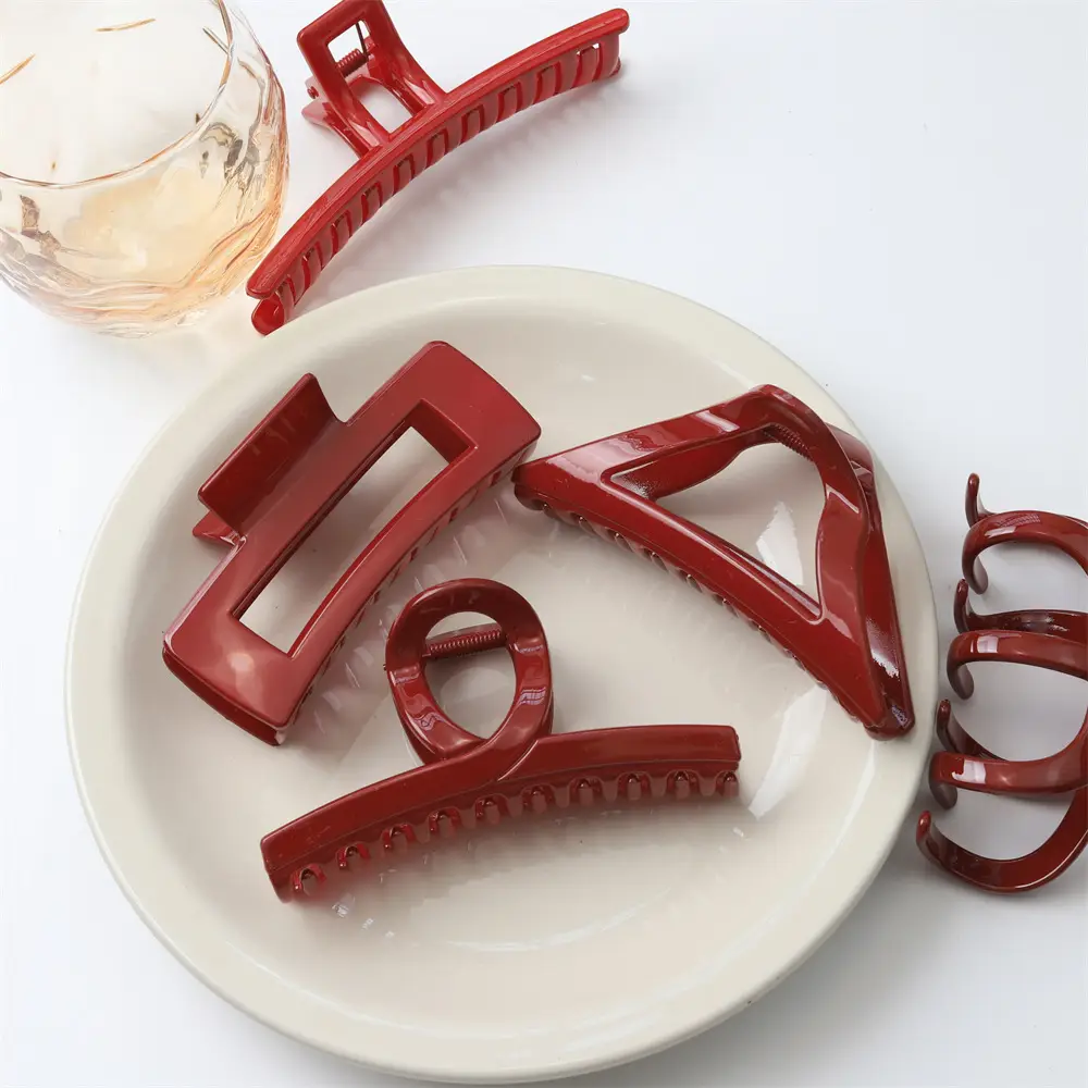 2025 Red Festive Hair Clip for Women - Image 8