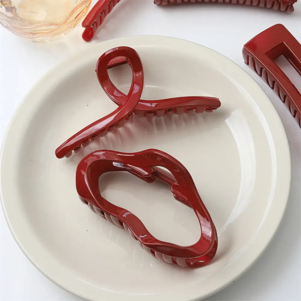 2025 Red Festive Hair Clip for Women - Image 9