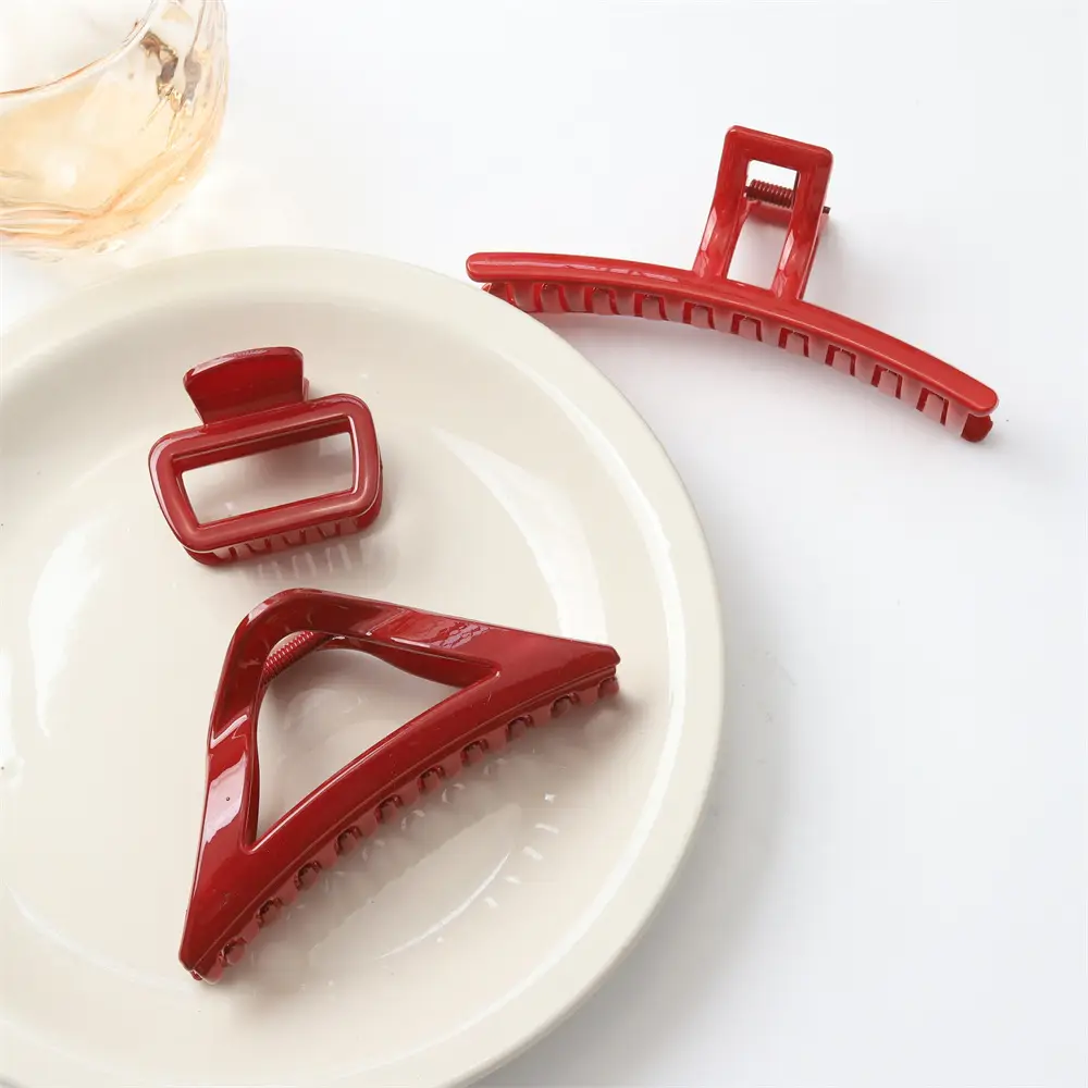 2025 Red Festive Hair Clip for Women â feature 15