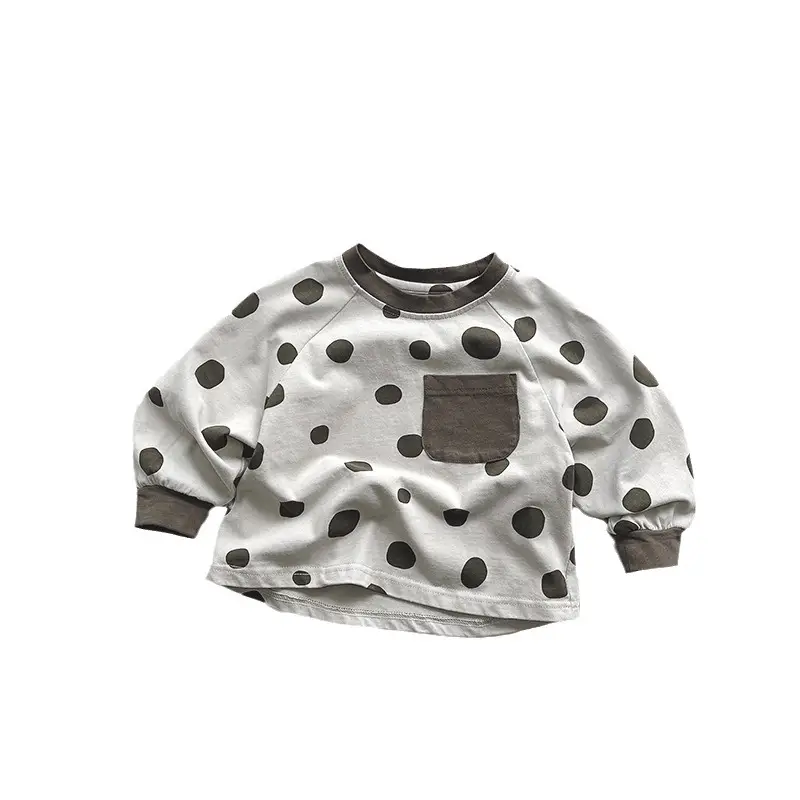 Girls Polka Dot Long Sleeve T-Shirt 2026 Spring - Image 7