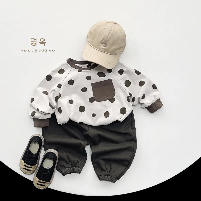 Girls Polka Dot Long Sleeve T-Shirt 2026 Spring — feature 10