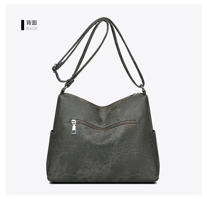 Women Crossbody Shoulder Bag Brown Quilted Messenger — feature 25