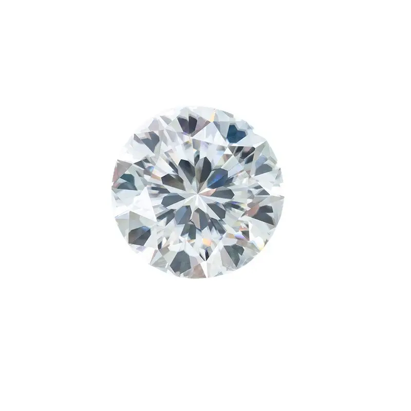 Moissanite Round Stone White with Gra Certificate - Image 5