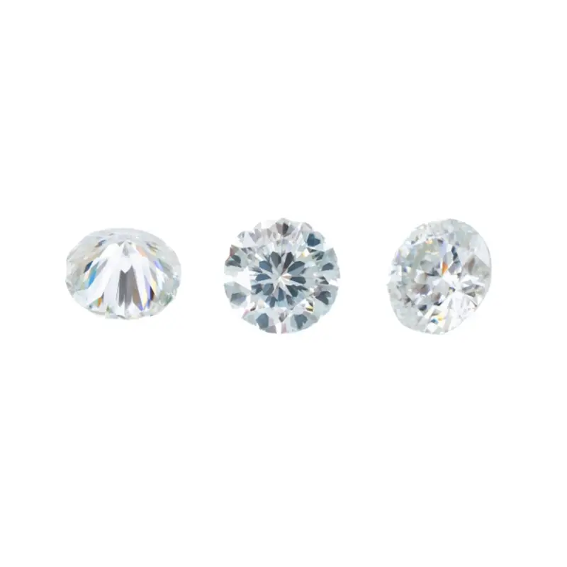 Moissanite Round Stone White with Gra Certificate — feature 8