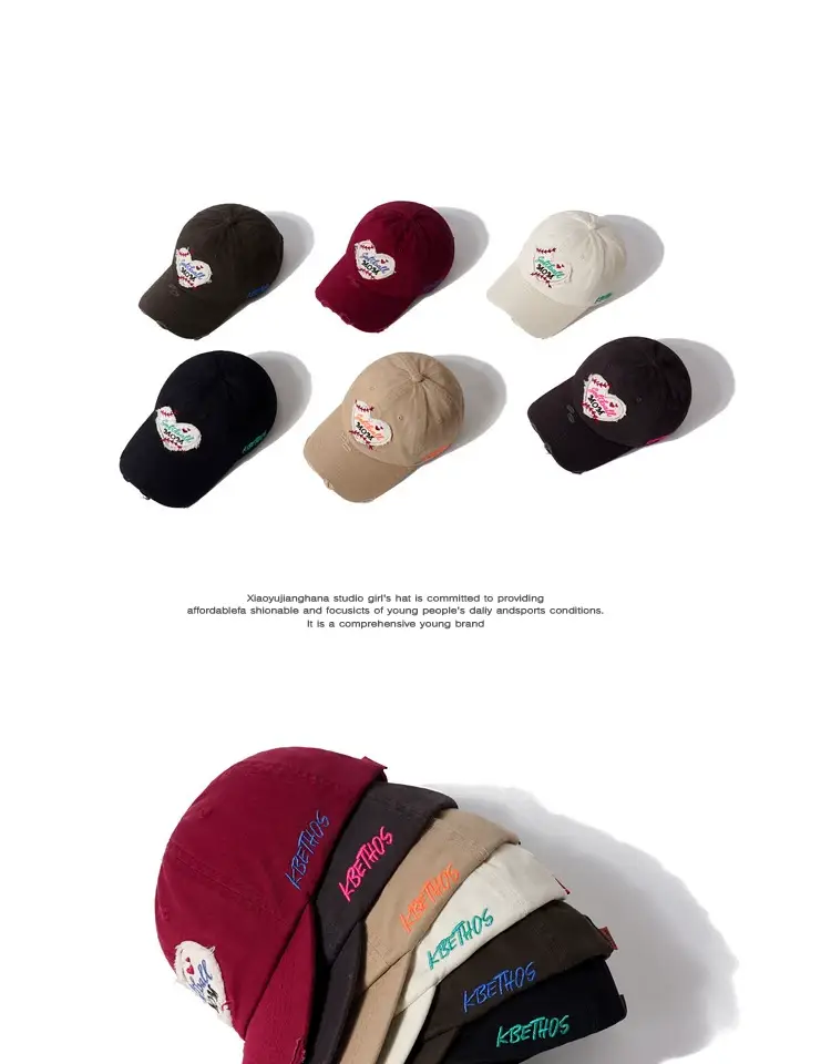 Japanese Retro Patchwork Peaked Cap for Men Women — feature 2