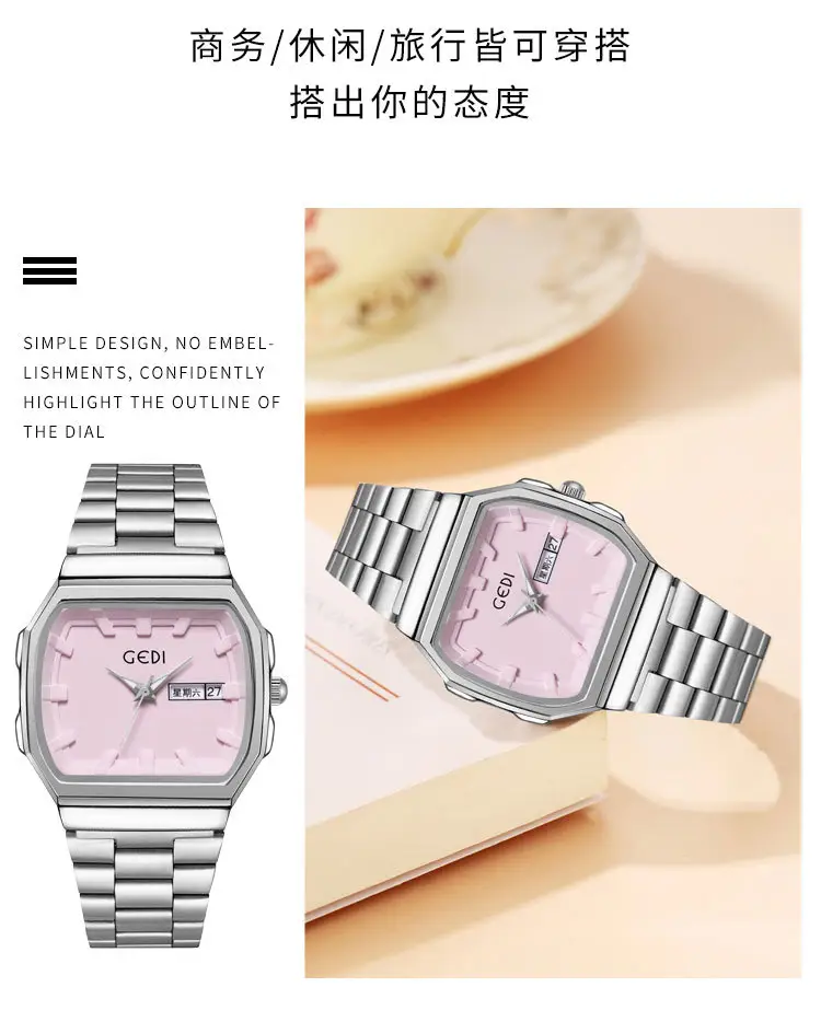 Goldie Calendar Women's Stainless Steel Watch — feature 15
