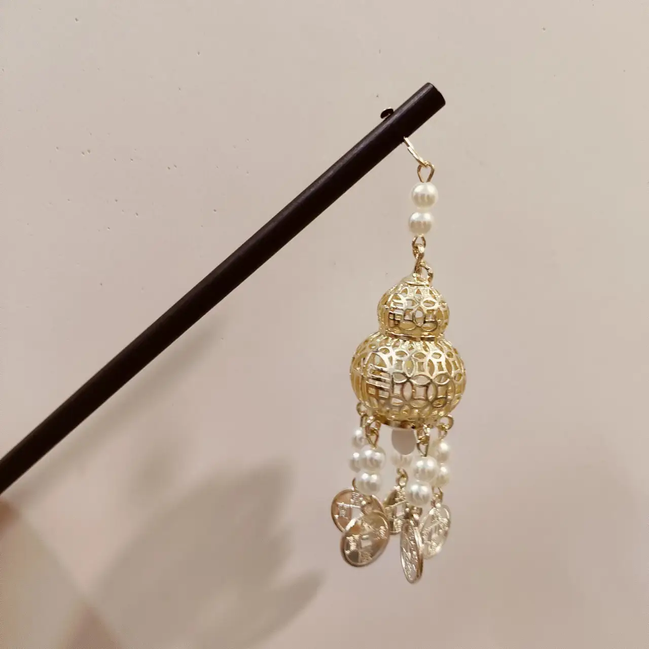 Ancient Light-Emitting Hairpin Lamp with Tassel Design — feature 35