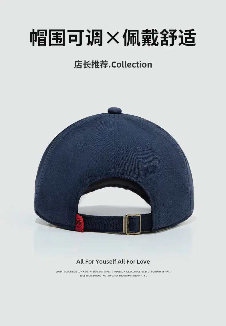 New York Embroidered Peaked Cap Women's Blue — feature 4