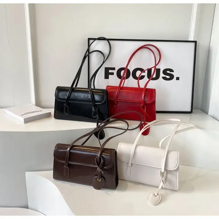 Women Retro Brown Leather Shoulder Bag 2023 — feature 12