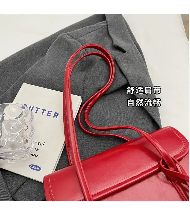 Women Retro Brown Leather Shoulder Bag 2023 — feature 2